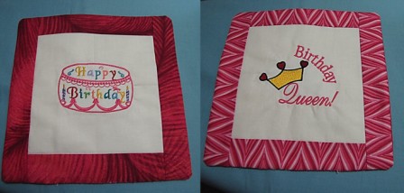 Birthday Wishes Reversible Wall Hanging